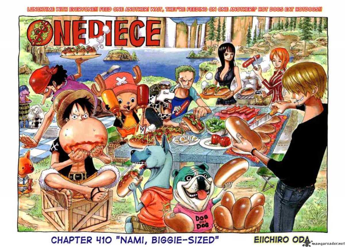One Piece Manga Chapter 410 page 2 - Super-Size Nami