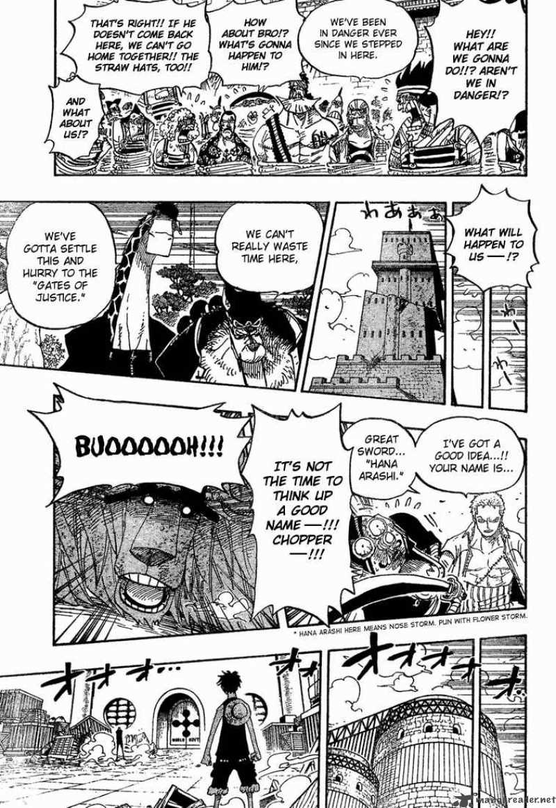 One Piece Manga Chapter 410 page 5 - Super-Size Nami