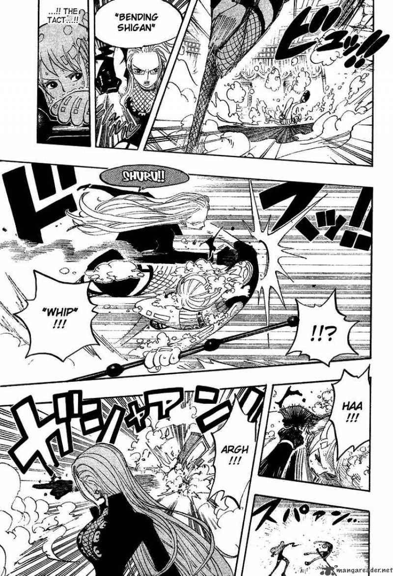 One Piece Manga Chapter 411 page 11 - Nami vs Kalifa