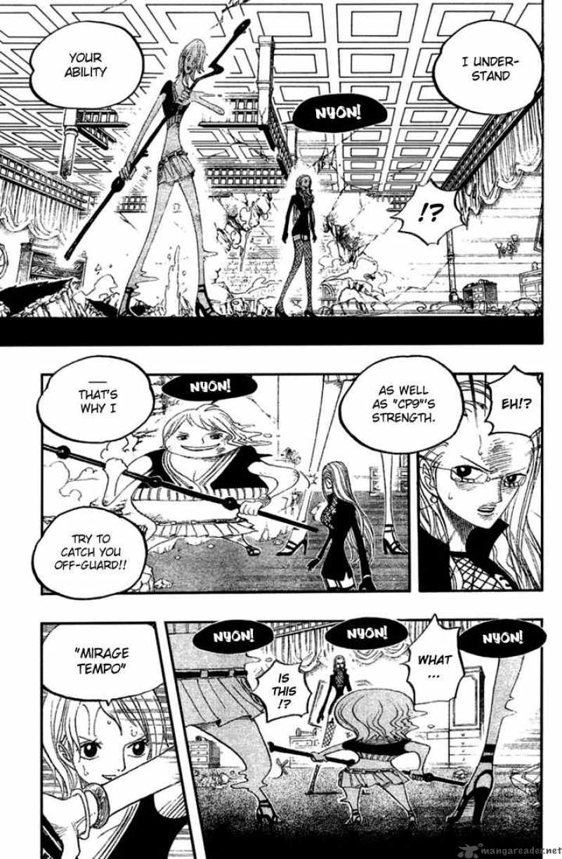 One Piece Manga Chapter 411 page 15 - Nami vs Kalifa