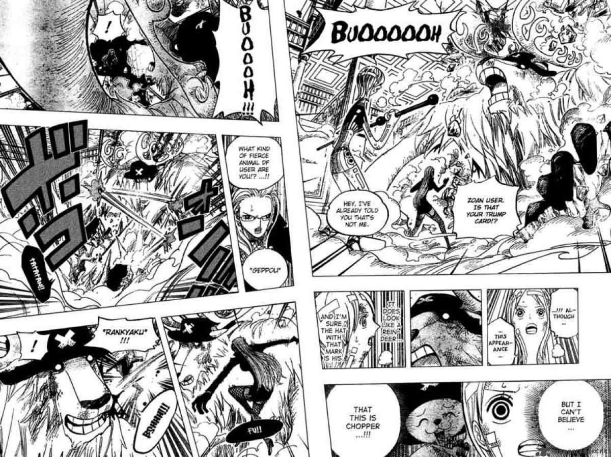 One Piece Manga Chapter 411 page 2 - Nami vs Kalifa