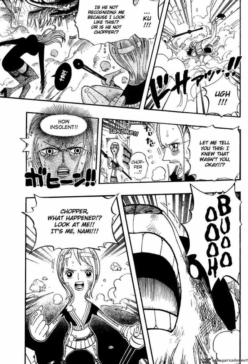 One Piece Manga Chapter 411 page 4 - Nami vs Kalifa