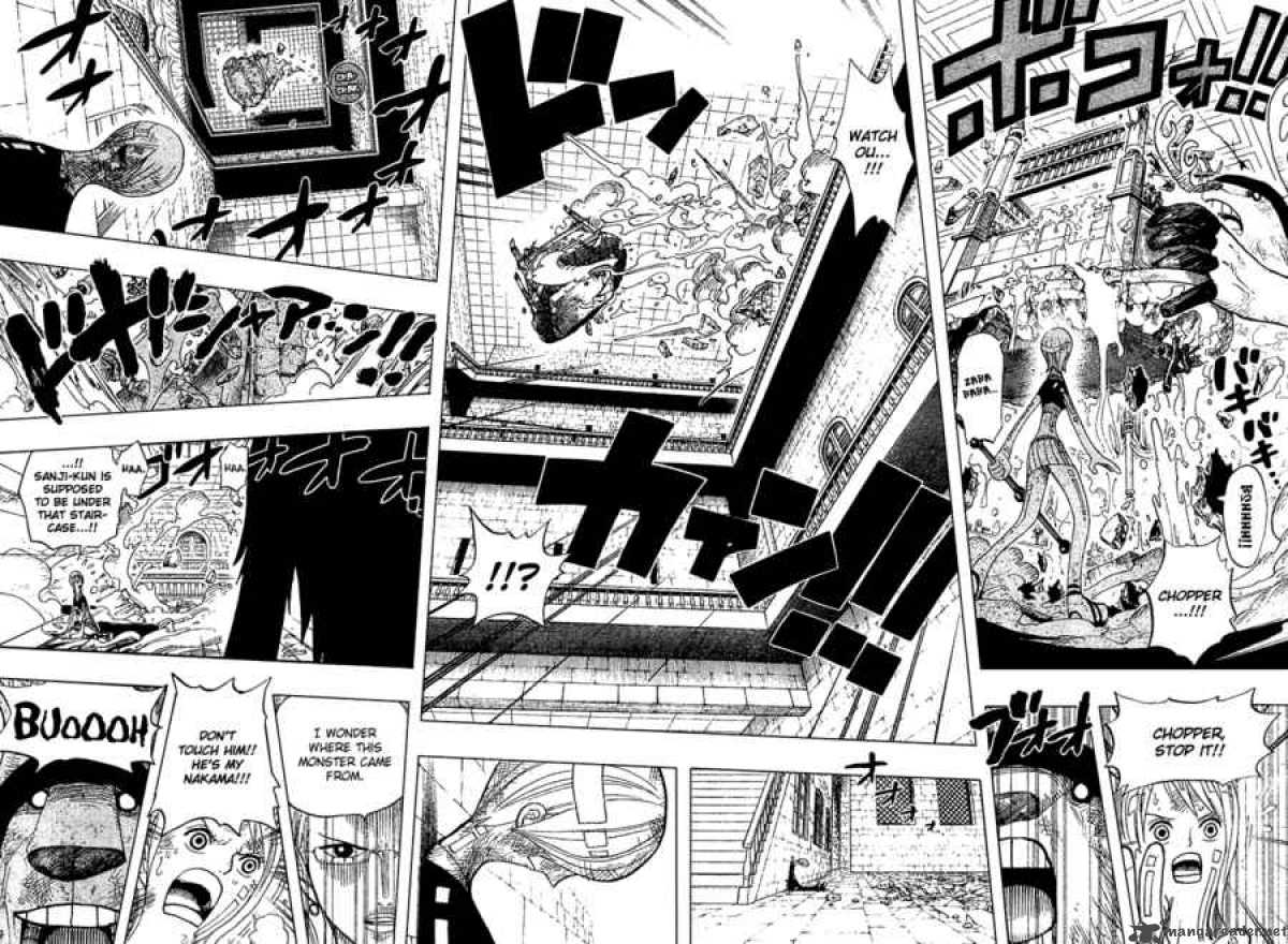 One Piece Manga Chapter 411 page 5 - Nami vs Kalifa