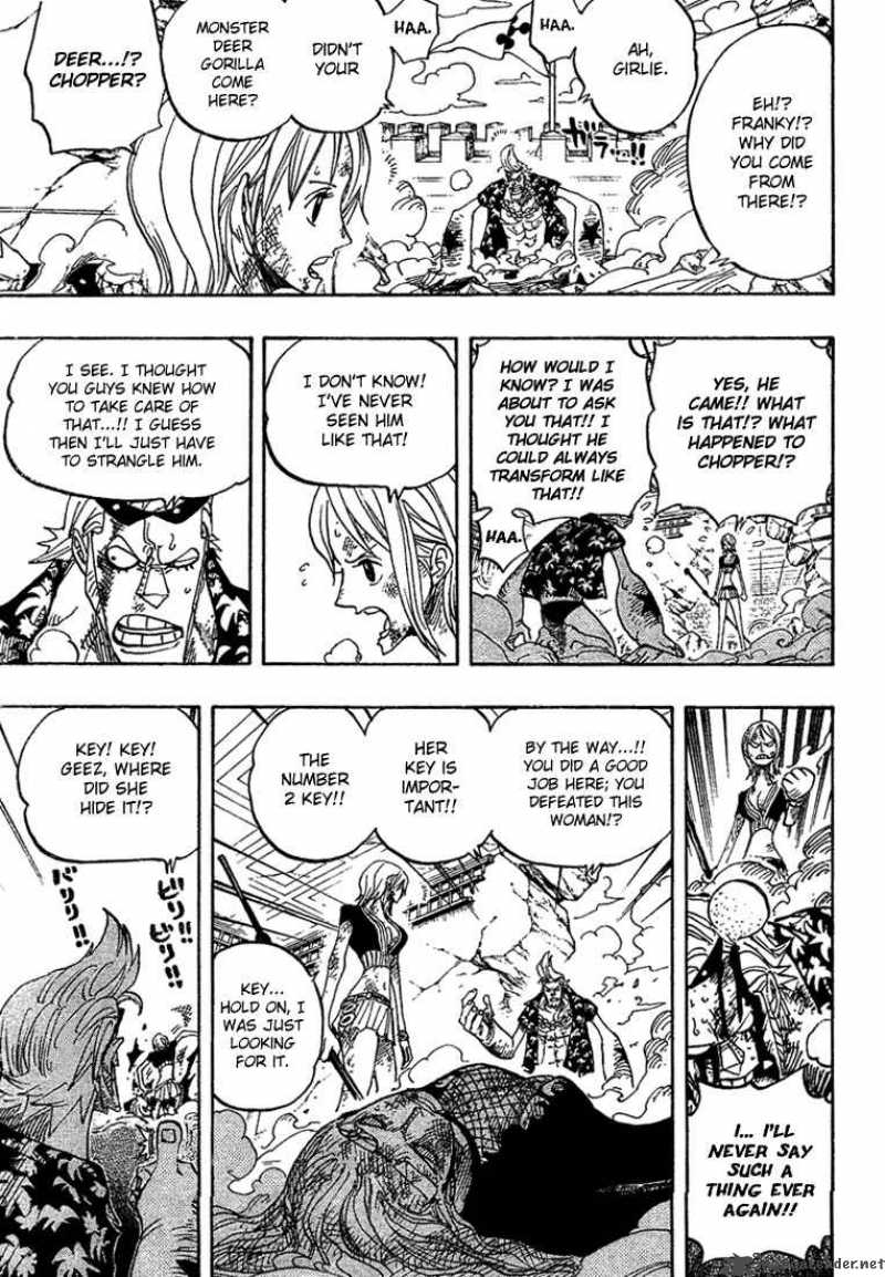 One Piece Manga Chapter 412 page 12 - You Missed Your Chance