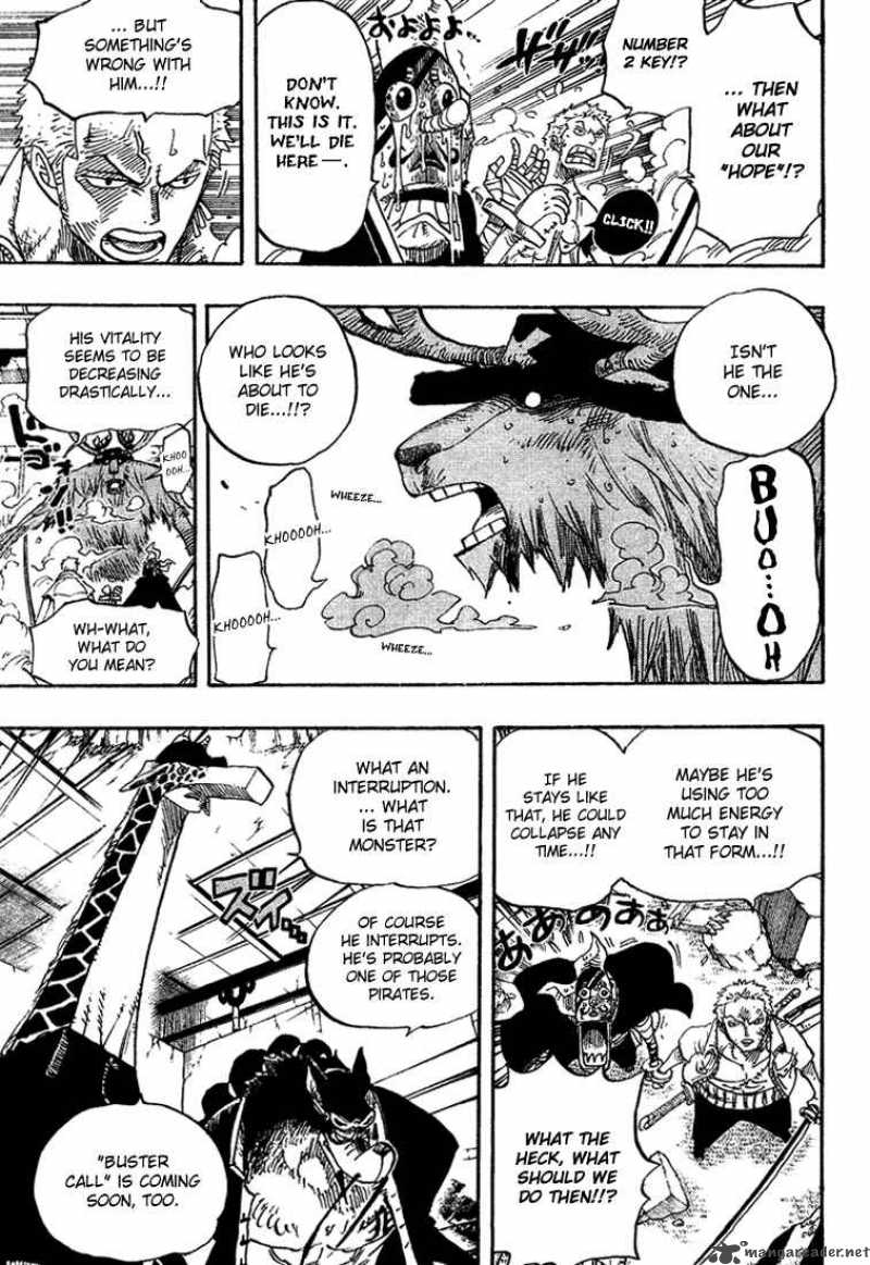 One Piece Manga Chapter 412 page 14 - You Missed Your Chance