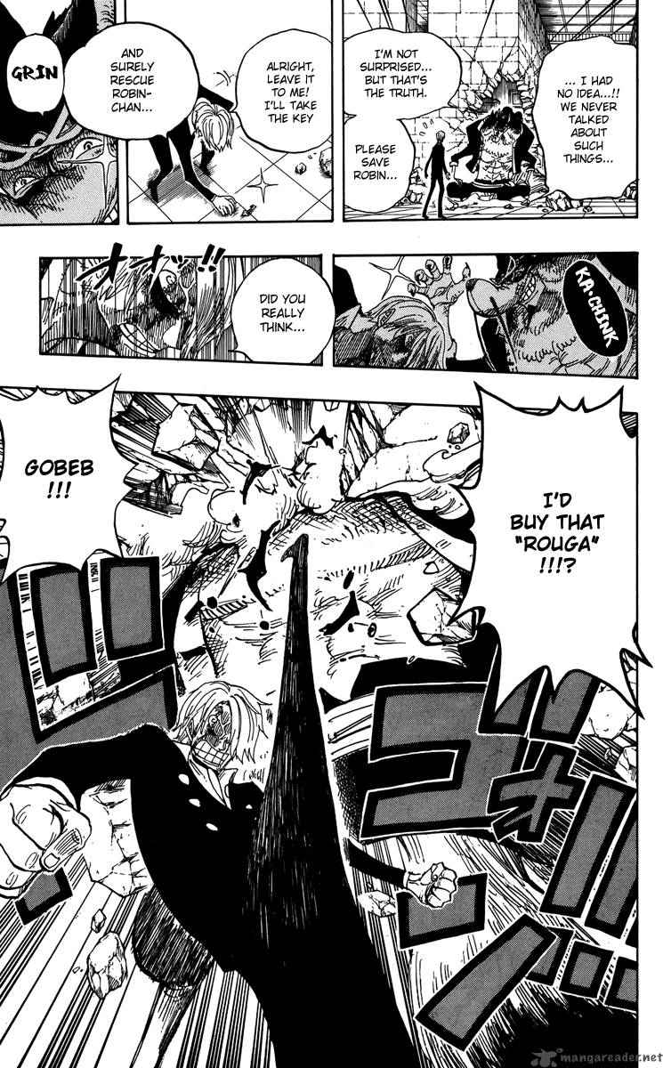 One Piece Manga Chapter 414 page 18 - Sanji vs Jabra