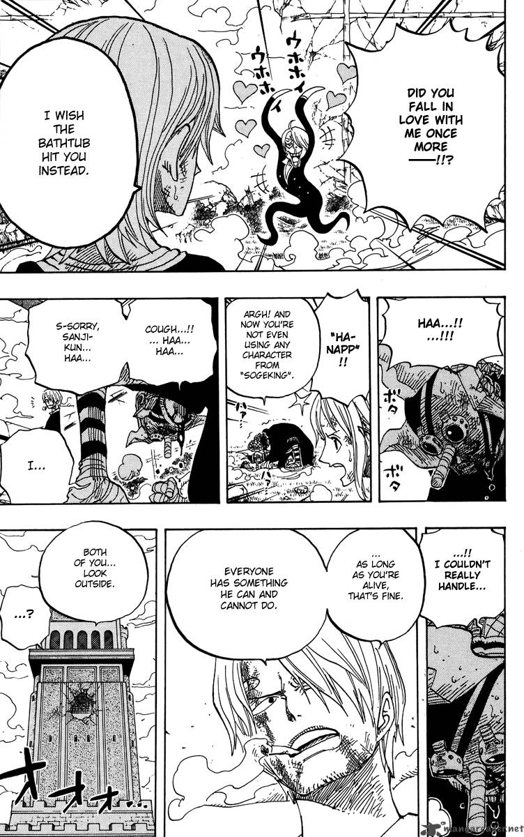 One Piece Manga Chapter 414 page 3 - Sanji vs Jabra