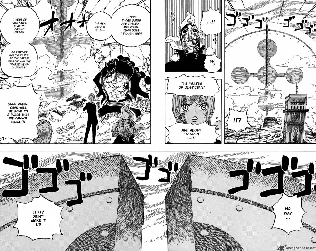 One Piece Manga Chapter 414 page 4 - Sanji vs Jabra
