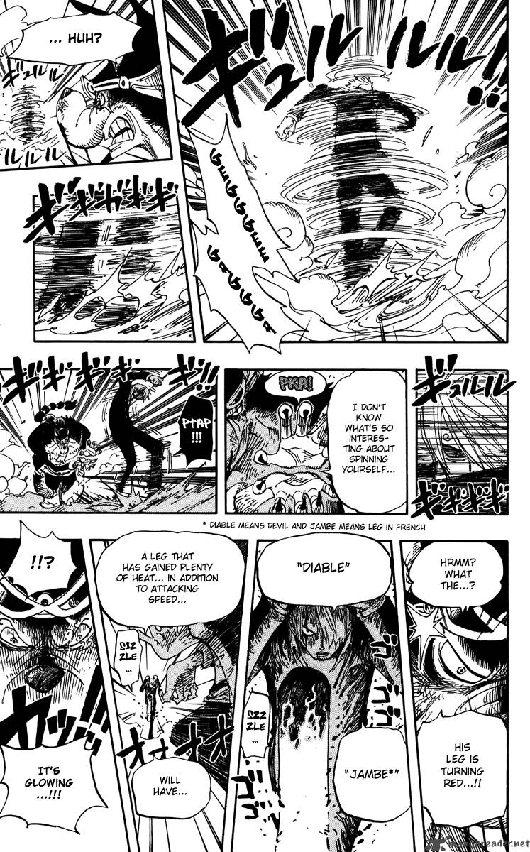 One Piece Manga Chapter 415 page 13 - Heat Up