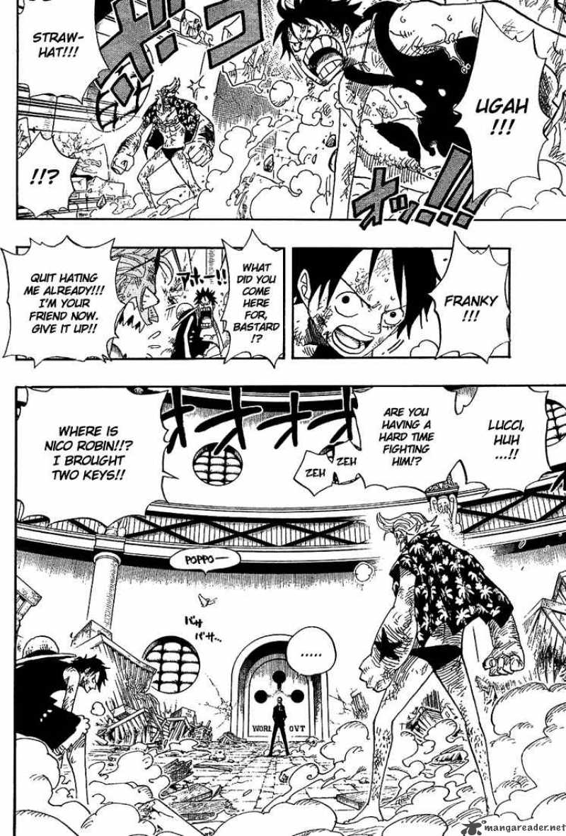 One Piece Manga Chapter 416 page 6 - Zoro vs Kaku