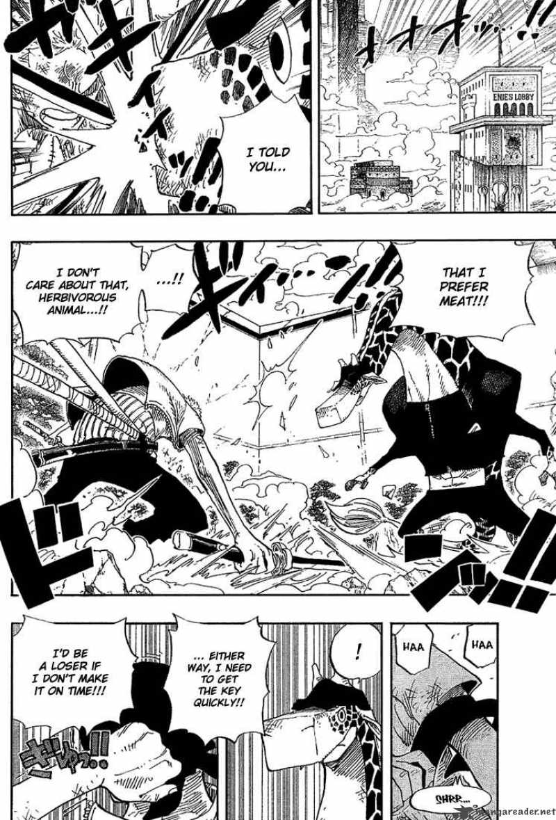 One Piece Manga Chapter 416 page 8 - Zoro vs Kaku