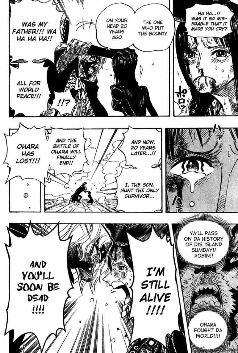 One Piece Manga Chapter 419 page 10 - Legend of a Hero