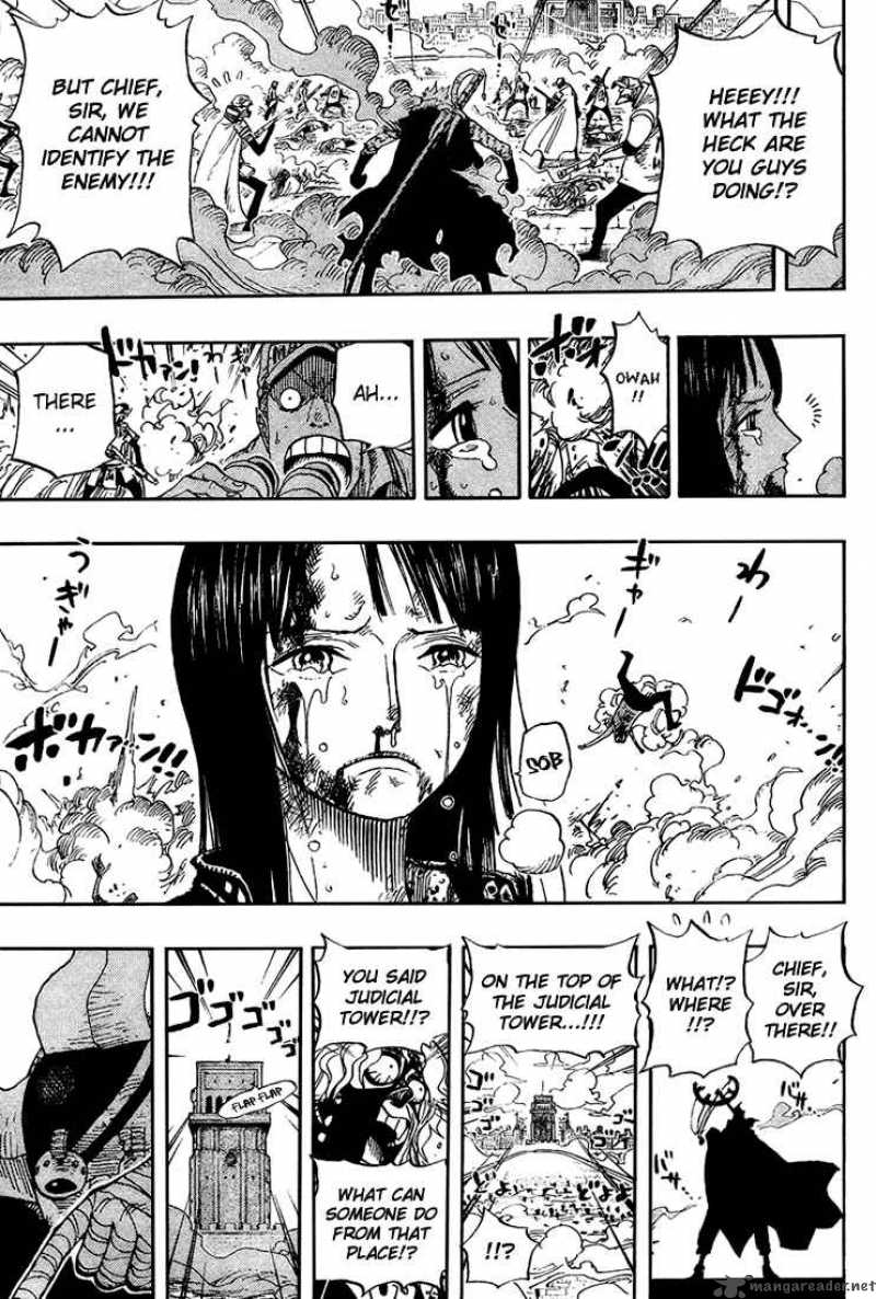 One Piece Manga Chapter 419 page 14 - Legend of a Hero