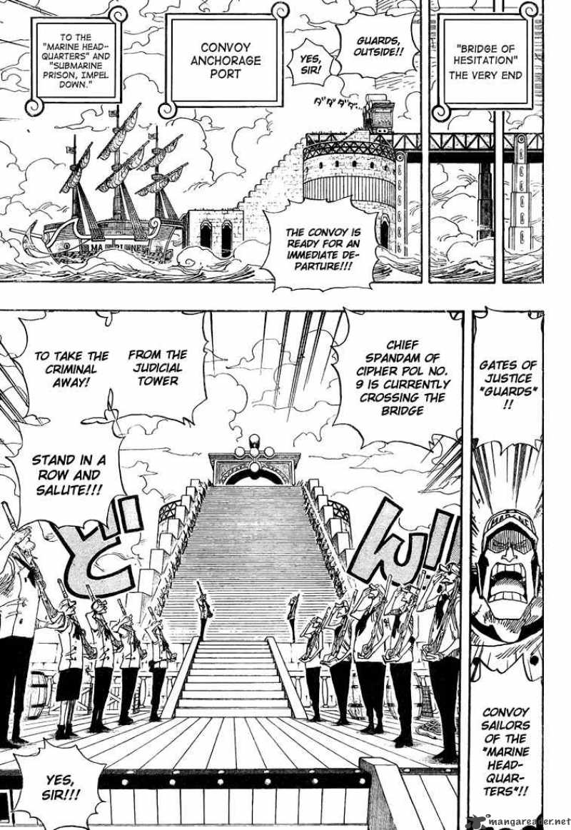 One Piece Manga Chapter 419 page 5 - Legend of a Hero