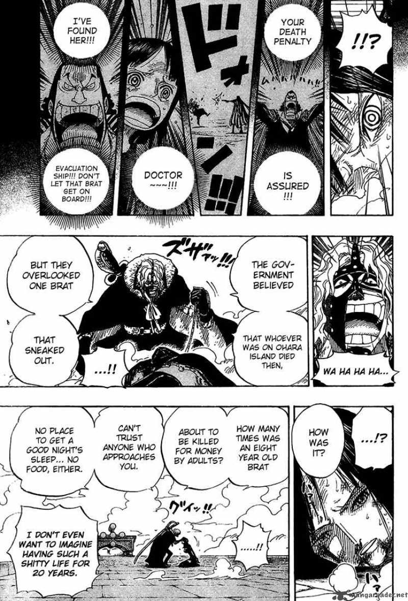 One Piece Manga Chapter 419 page 9 - Legend of a Hero