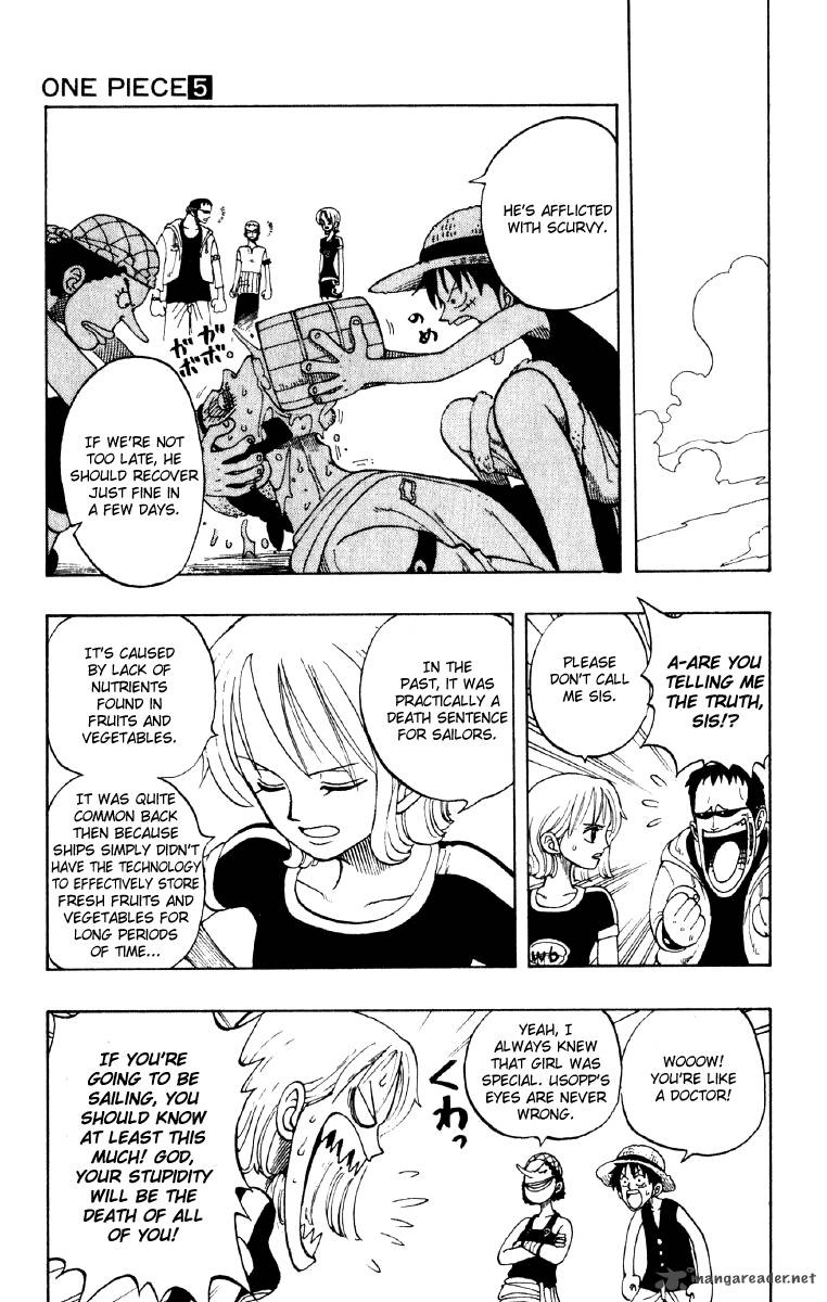 One Piece Manga Chapter 42 page 15 - Yosaku and Johnny