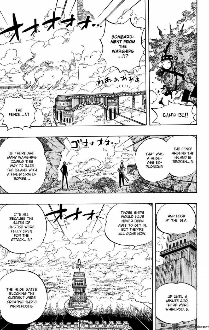 One Piece Manga Chapter 420 page 16 - Buster Call