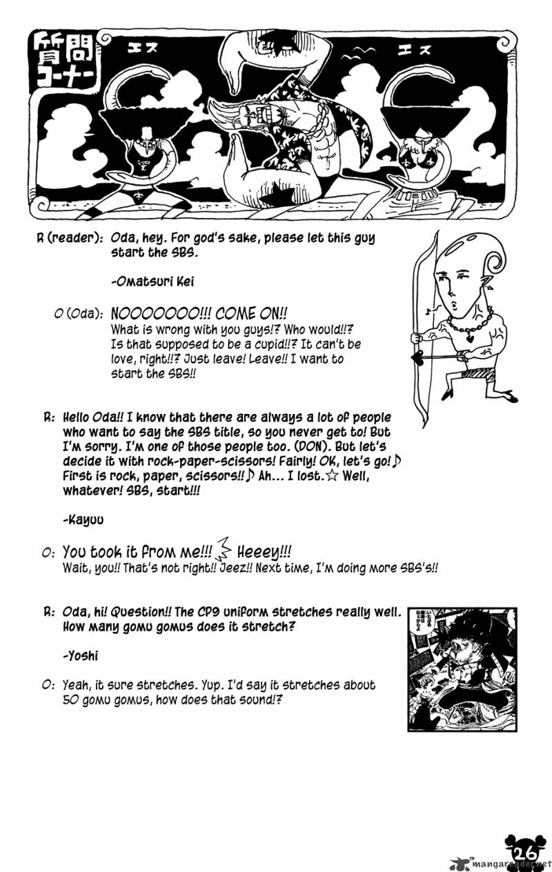 One Piece Manga Chapter 420 page 28 - Buster Call