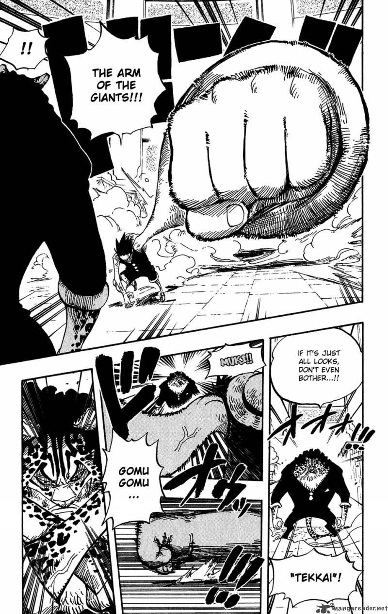 One Piece Manga Chapter 421 page 16 - Gear 3