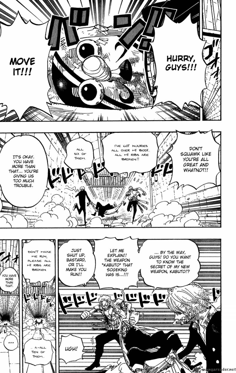 One Piece Manga Chapter 421 page 4 - Gear 3