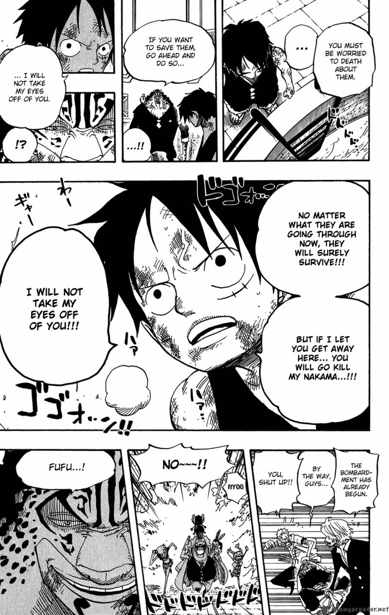 One Piece Manga Chapter 421 page 8 - Gear 3