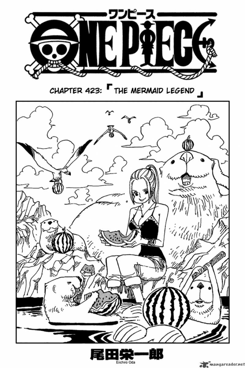 One Piece Manga Chapter 423 page 1 - Mermaid Legend