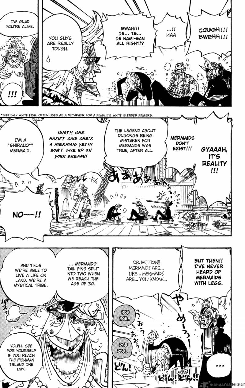 One Piece Manga Chapter 424 page 10 - Escape Ship