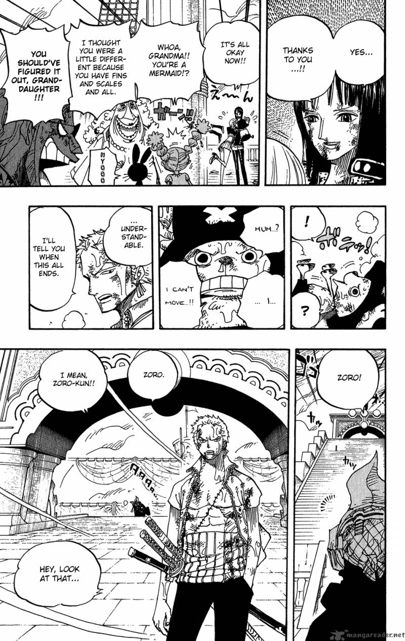 One Piece Manga Chapter 424 page 12 - Escape Ship