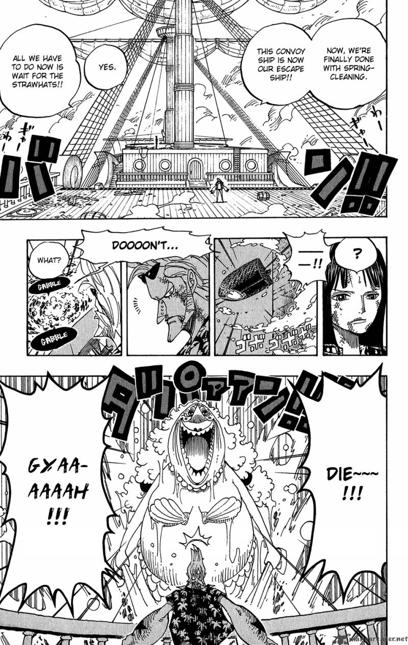 One Piece Manga Chapter 424 page 3 - Escape Ship