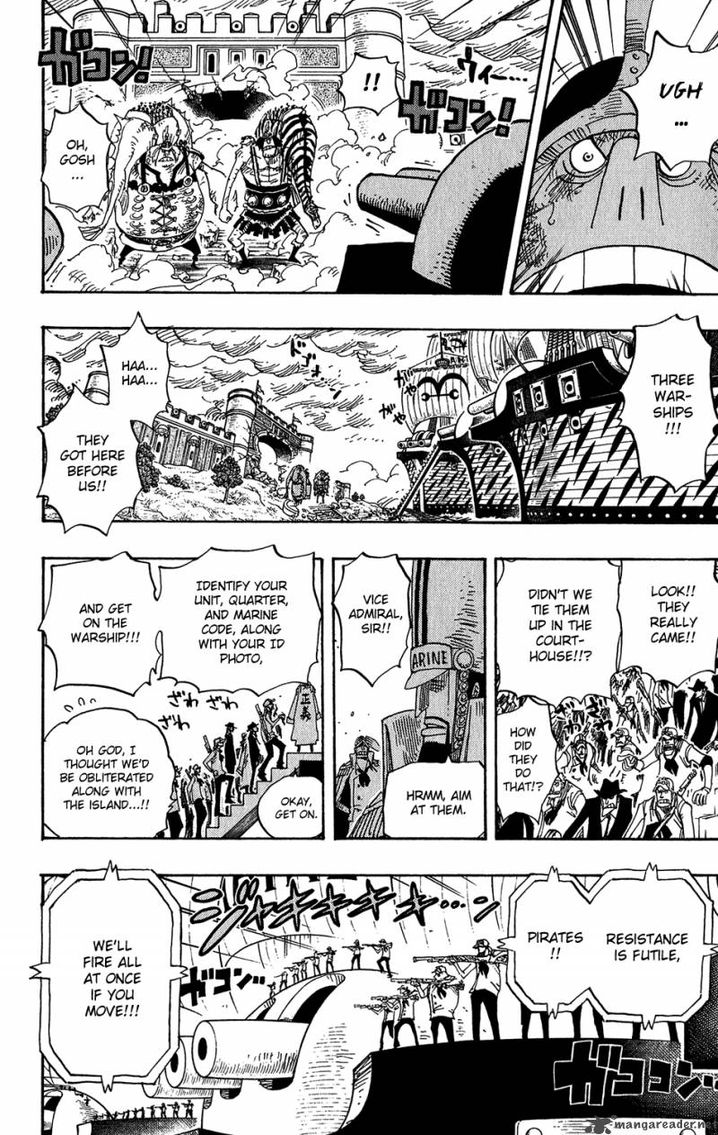 One Piece Manga Chapter 424 page 5 - Escape Ship