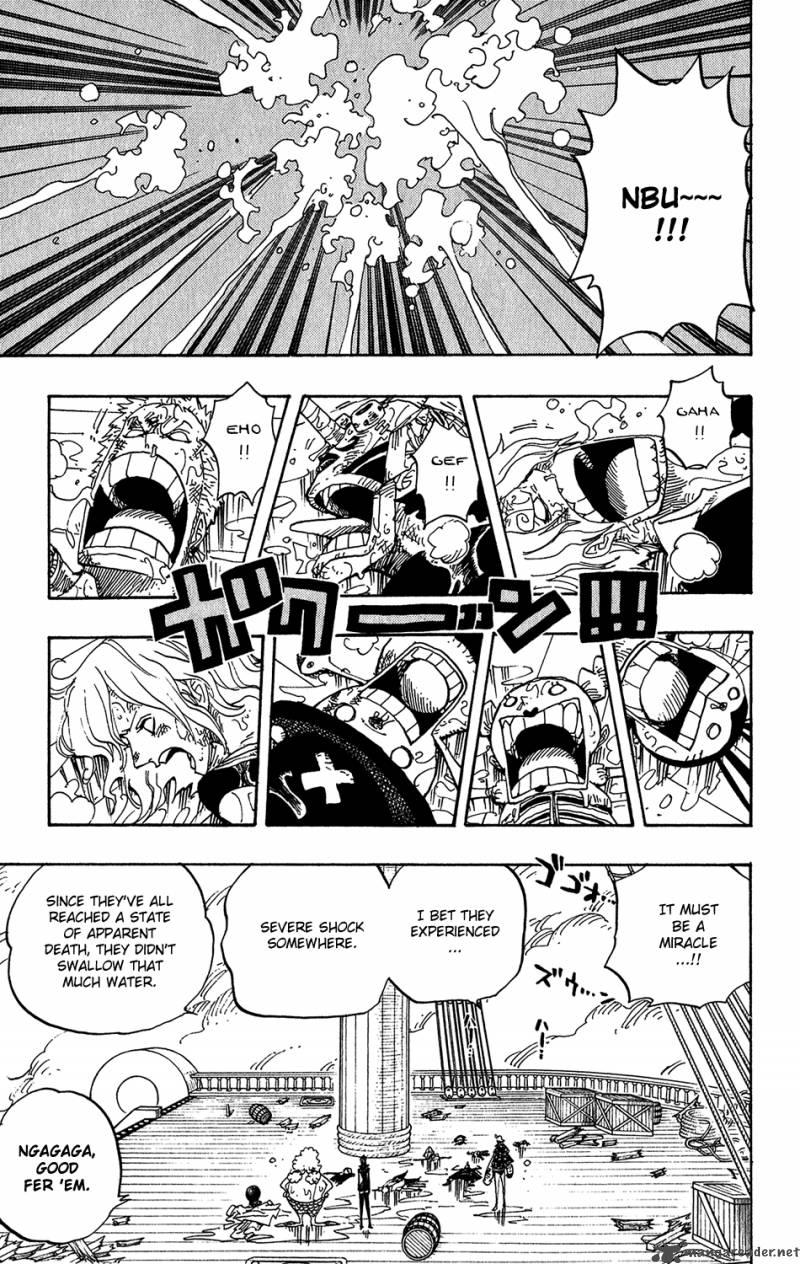 One Piece Manga Chapter 424 page 8 - Escape Ship