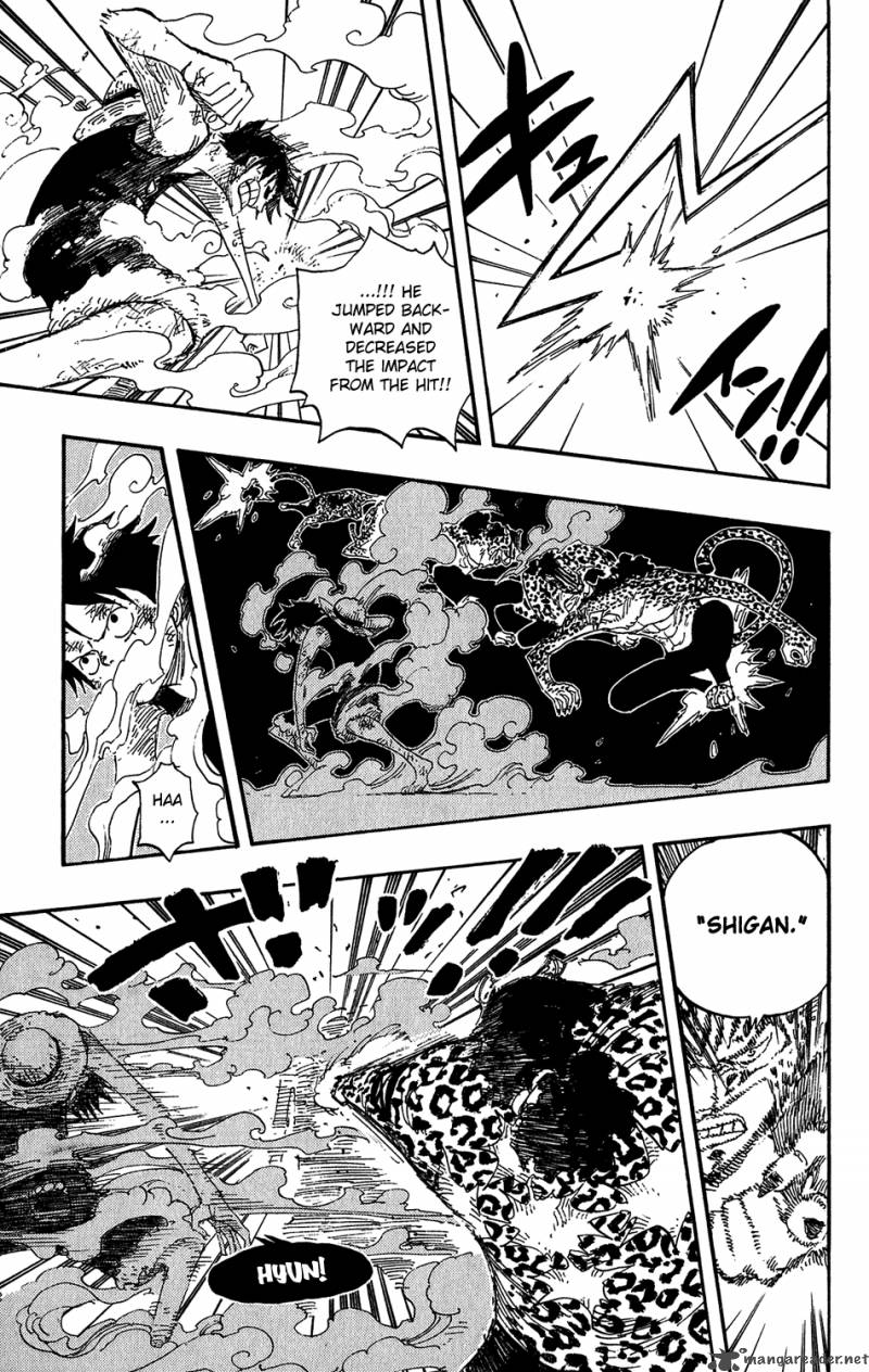One Piece Manga Chapter 425 page 10 - Bridge of Mortal Combat