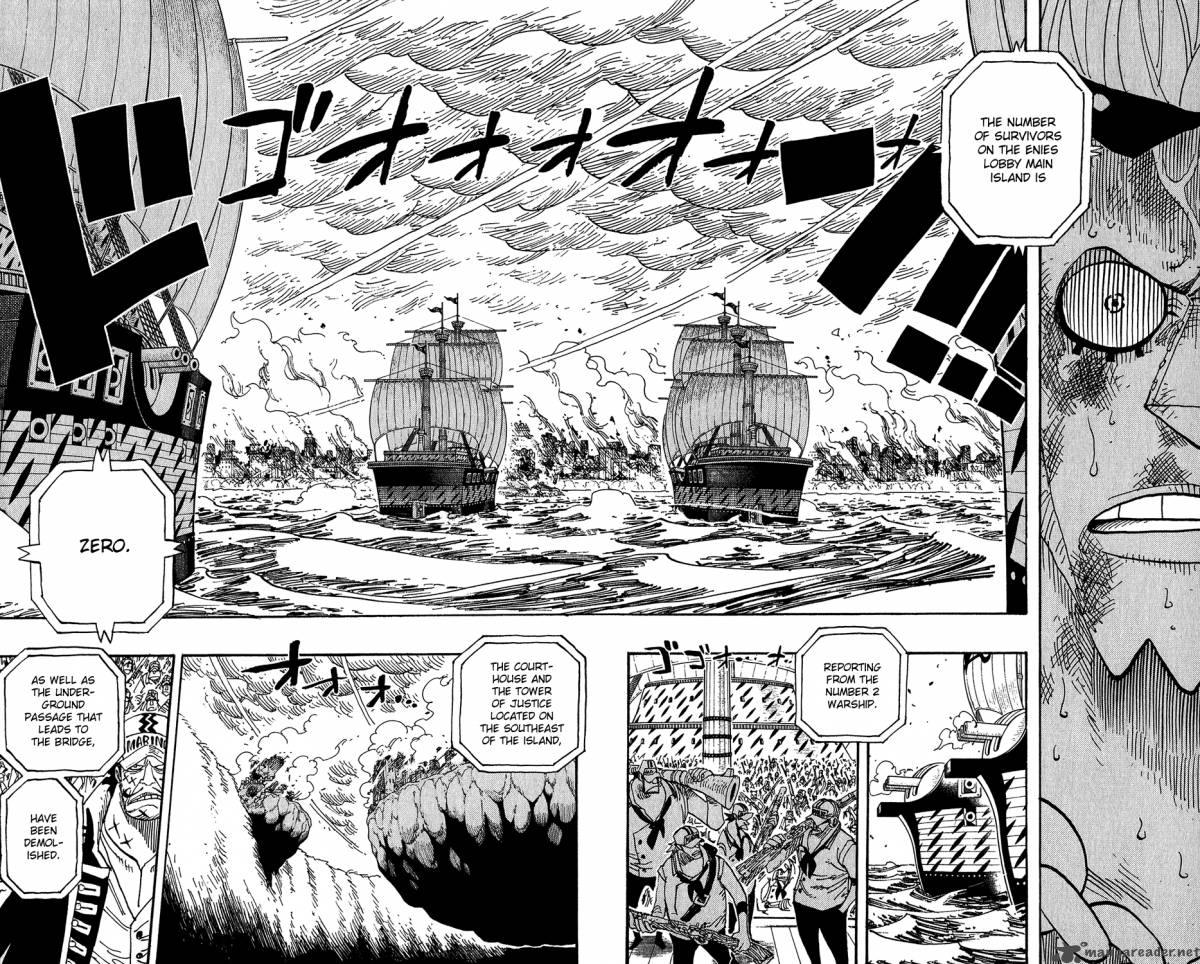 One Piece Manga Chapter 425 page 6 - Bridge of Mortal Combat