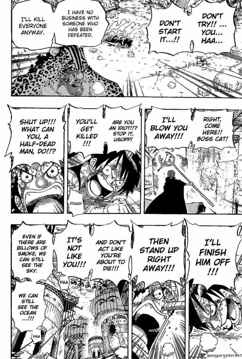 One Piece Manga Chapter 427 page 6 - It's Not Like it's Hell Here