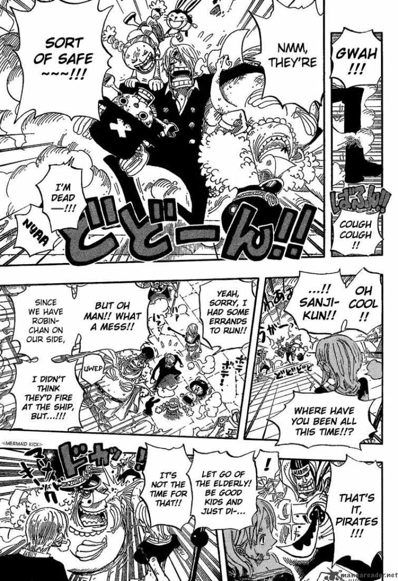 One Piece Manga Chapter 428 page 11 - Let's Go Back