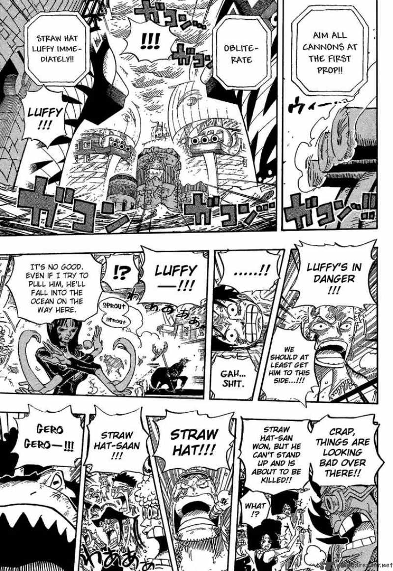 One Piece Manga Chapter 428 page 13 - Let's Go Back