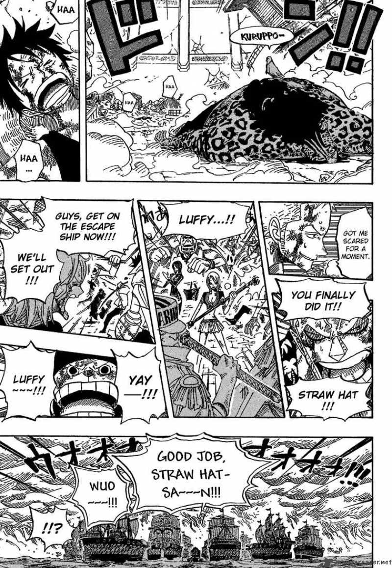 One Piece Manga Chapter 428 page 3 - Let's Go Back