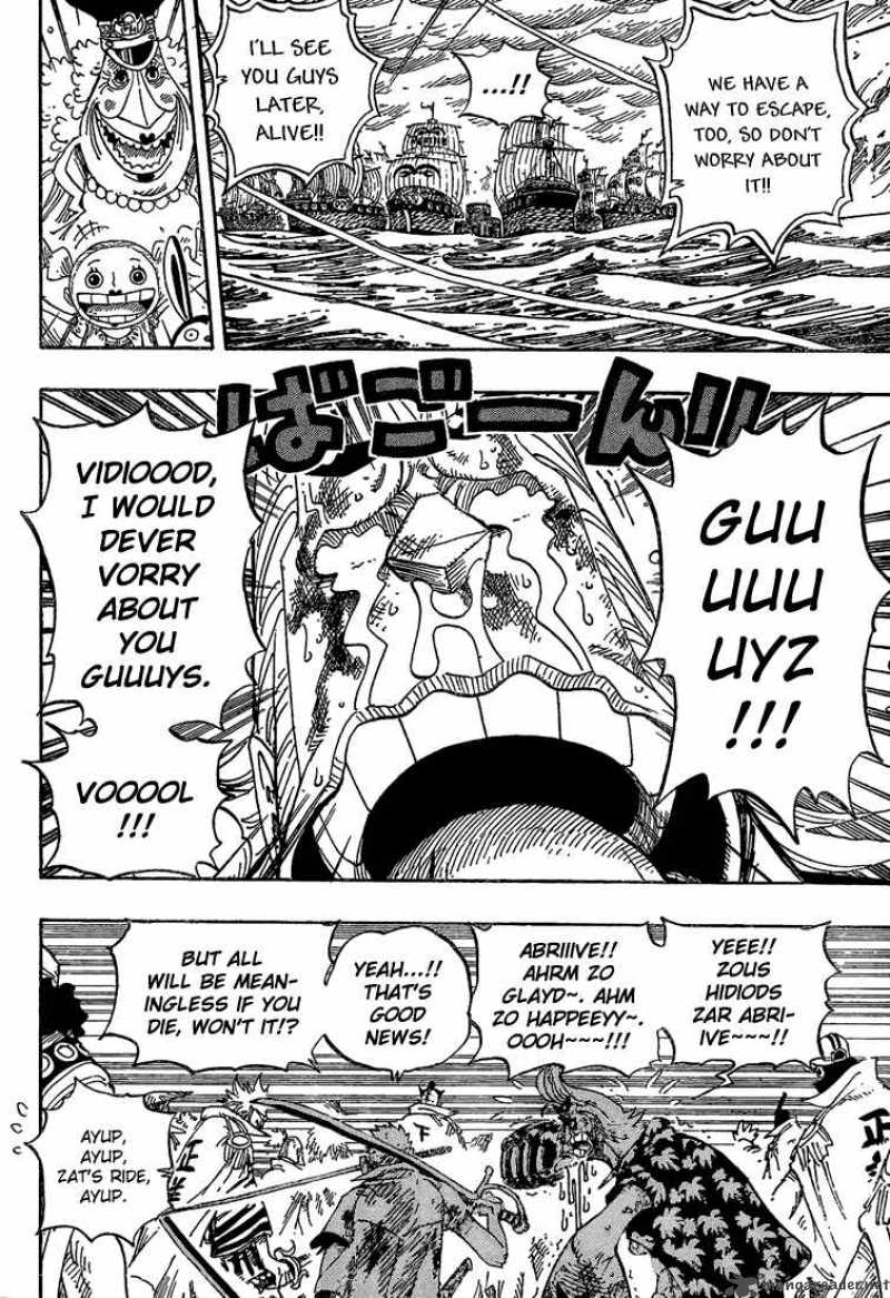 One Piece Manga Chapter 428 page 6 - Let's Go Back
