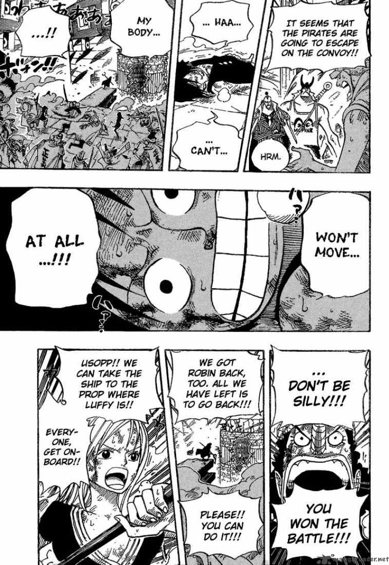 One Piece Manga Chapter 428 page 9 - Let's Go Back
