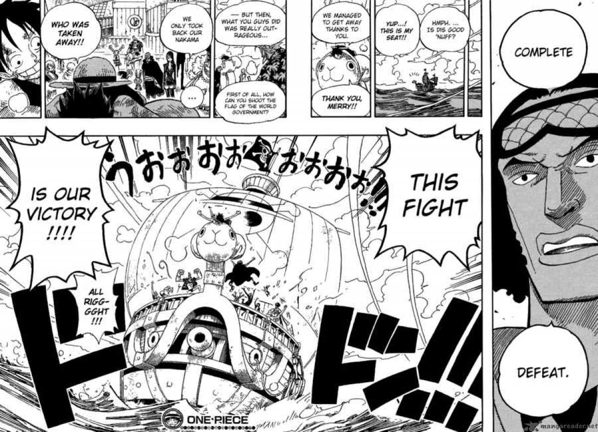 One Piece Manga Chapter 429 page 16 - Utter Defeat