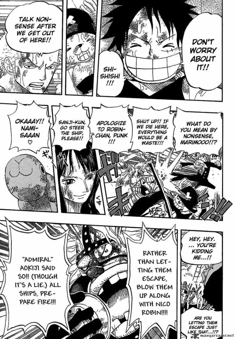 One Piece Manga Chapter 429 page 5 - Utter Defeat