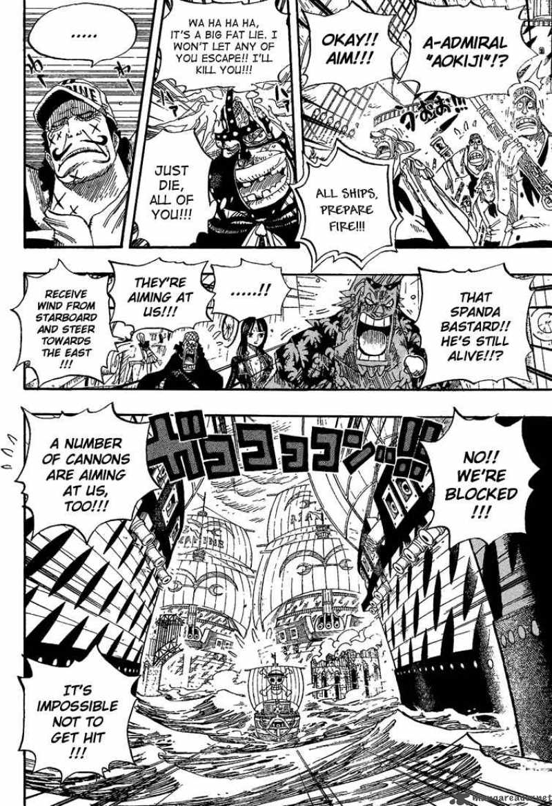 One Piece Manga Chapter 429 page 6 - Utter Defeat