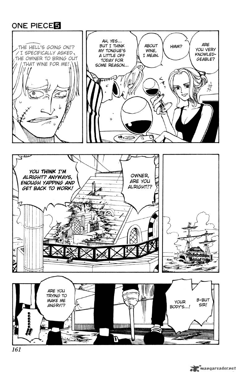 One Piece Manga Chapter 43 page 13 - Introducing Sanji