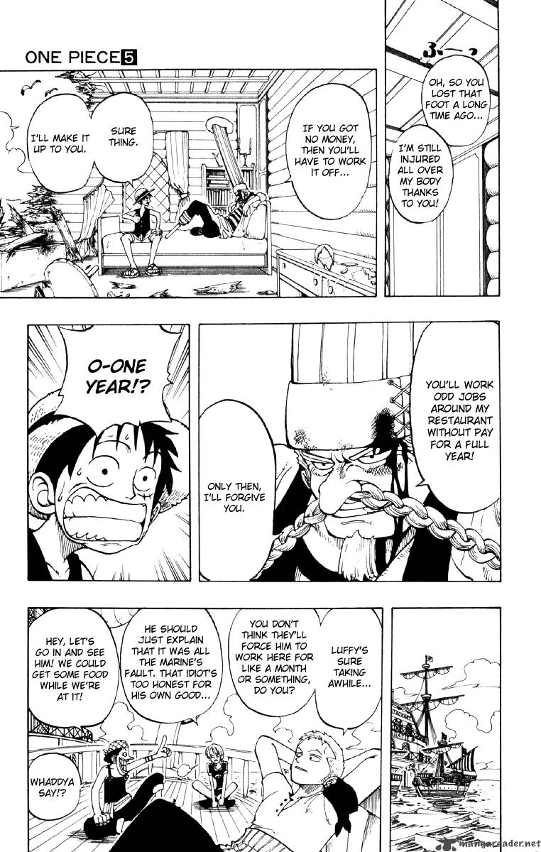 One Piece Manga Chapter 43 page 15 - Introducing Sanji