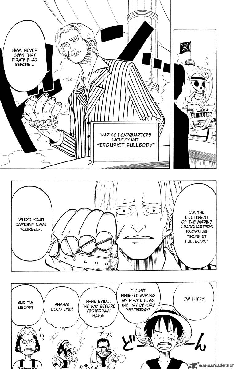 One Piece Manga Chapter 43 page 5 - Introducing Sanji