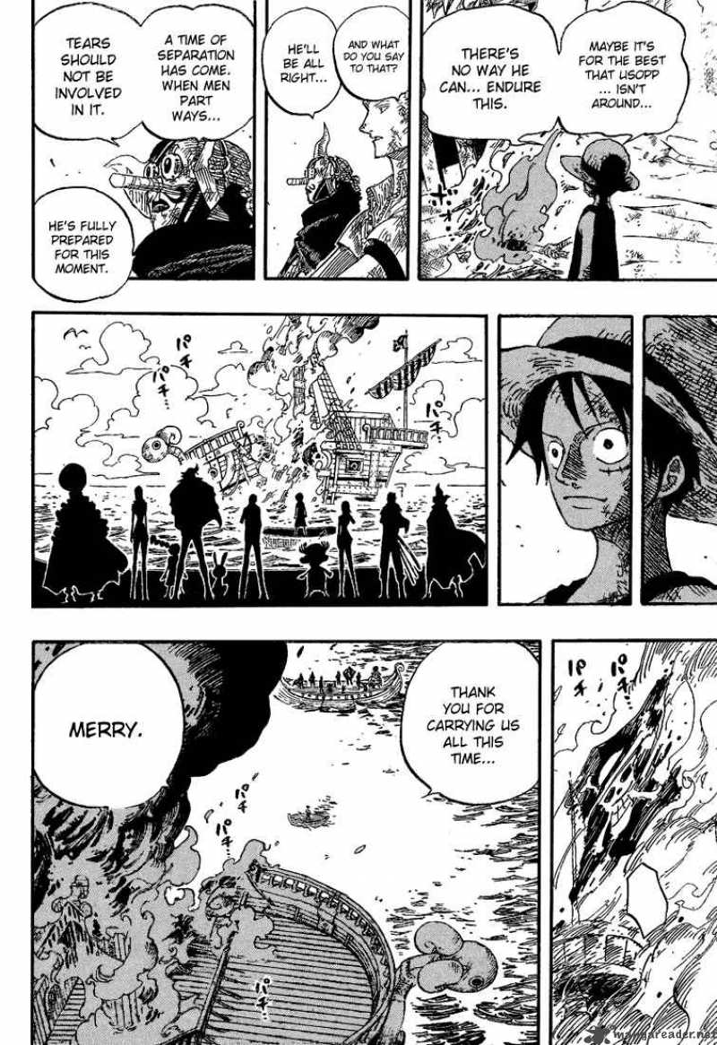 One Piece Manga Chapter 430 page 12 - A Light Snow of Reminiscence Falls