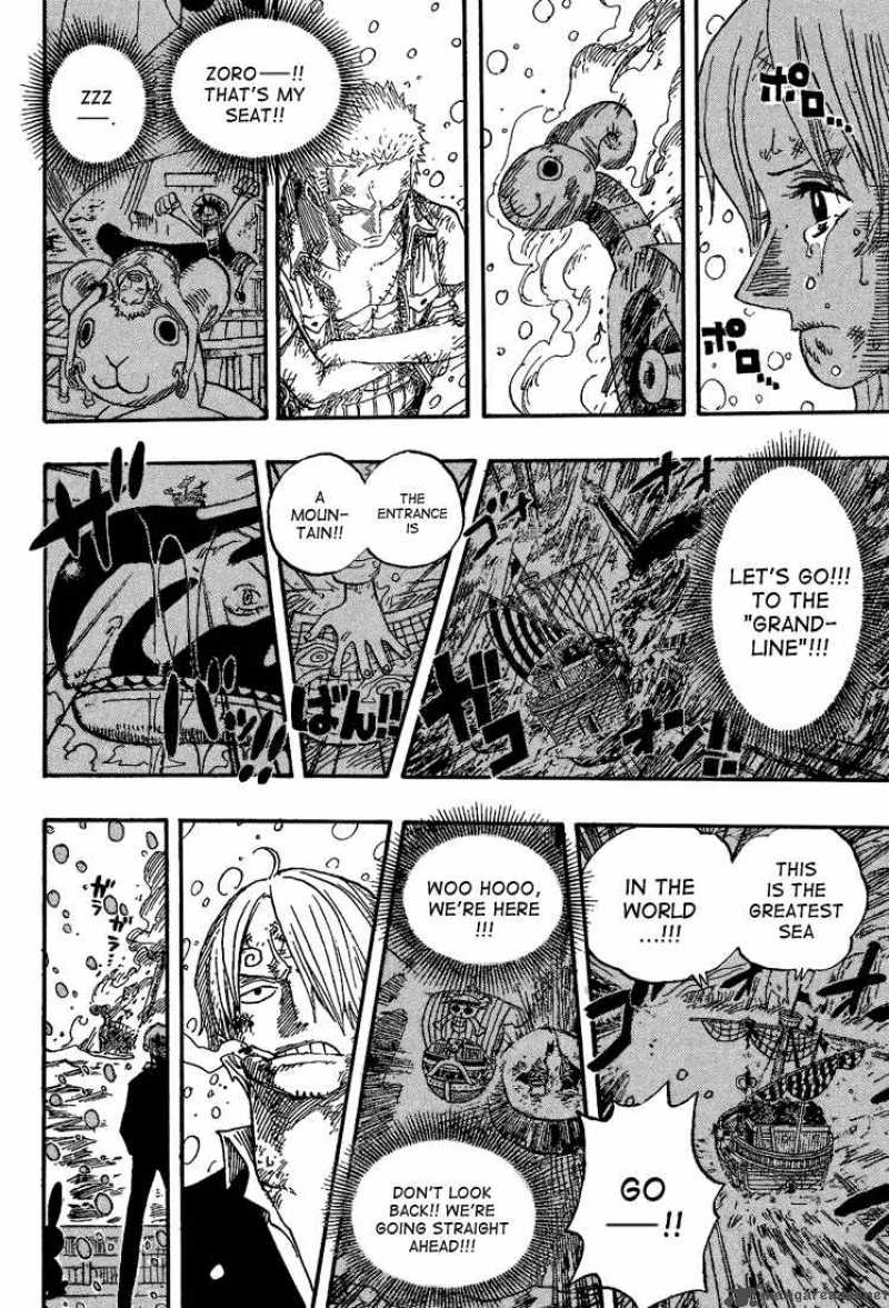 One Piece Manga Chapter 430 page 14 - A Light Snow of Reminiscence Falls