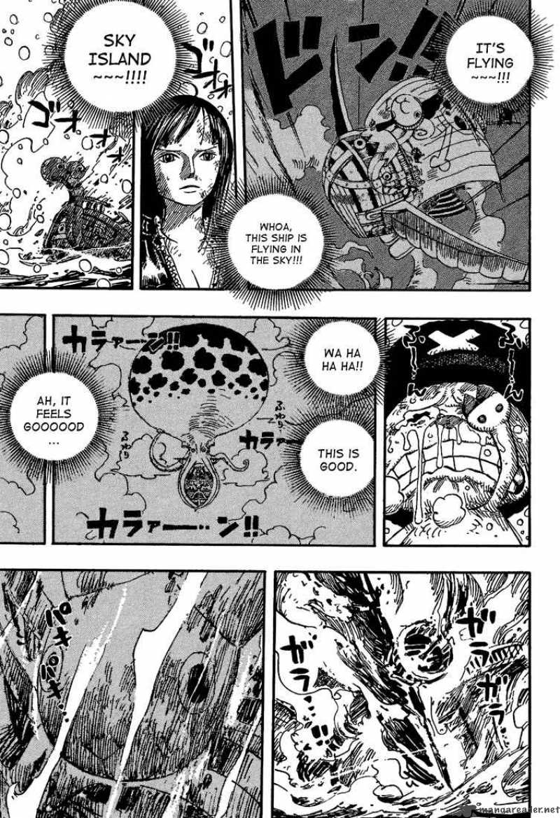 One Piece Manga Chapter 430 page 15 - A Light Snow of Reminiscence Falls