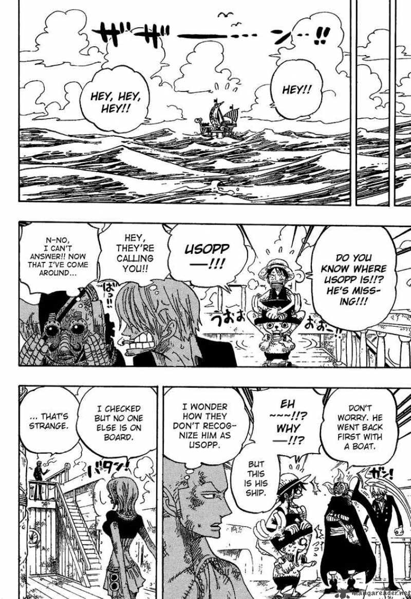 One Piece Manga Chapter 430 page 2 - A Light Snow of Reminiscence Falls