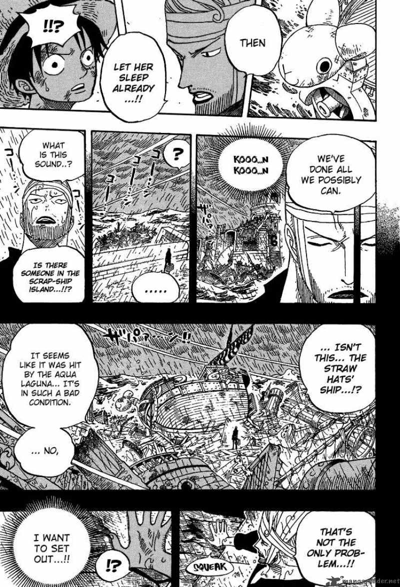One Piece Manga Chapter 430 page 7 - A Light Snow of Reminiscence Falls
